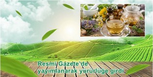 Bitki Çaylarında Ruhsat Zorunluluğu Getirildi